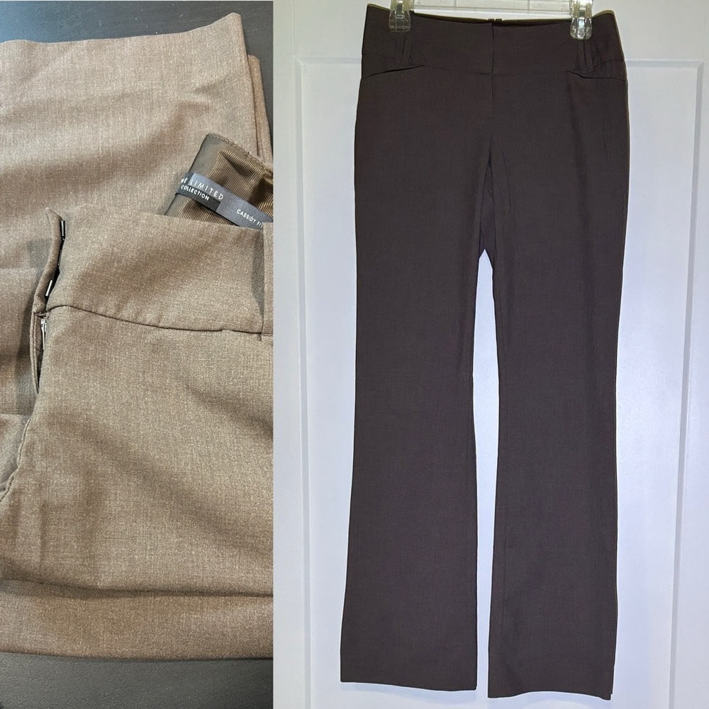The Limited Cassidy fit pants in dark taupe